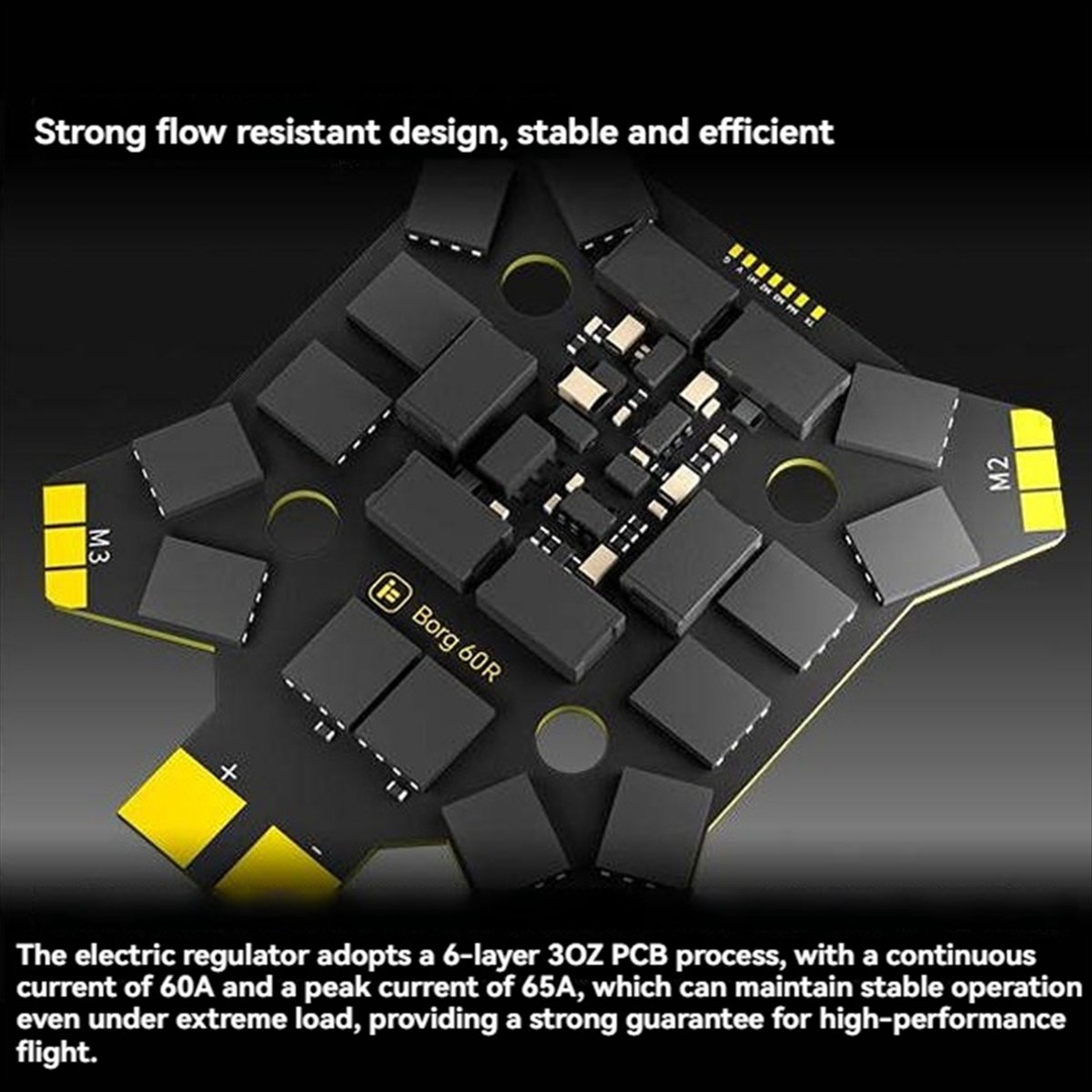 Borg 60R ESC, 60A, 4-8S, for F - đánh giá và giá Drone Racing Esc