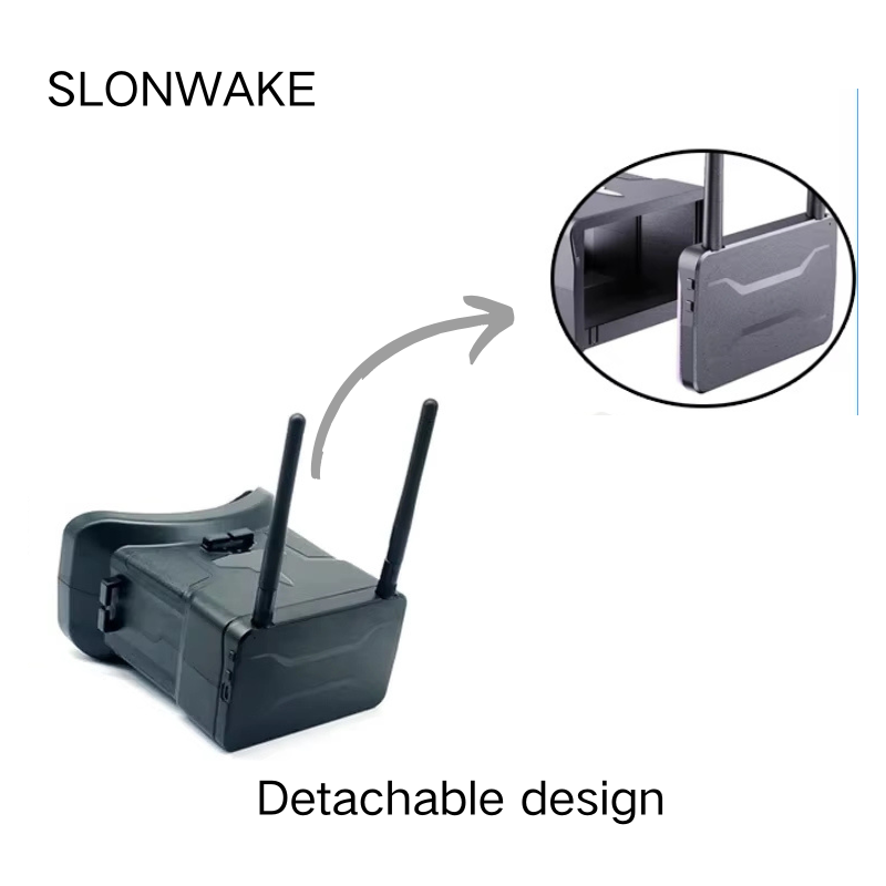 5.8G FPV Goggles 4.3 Inch 480* - đánh giá và giá Drone Racing Goggles