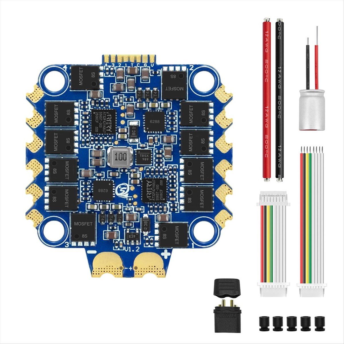 M85K  Blueson A2 128KHz 4IN1 E - đánh giá và giá Drone Racing Charger